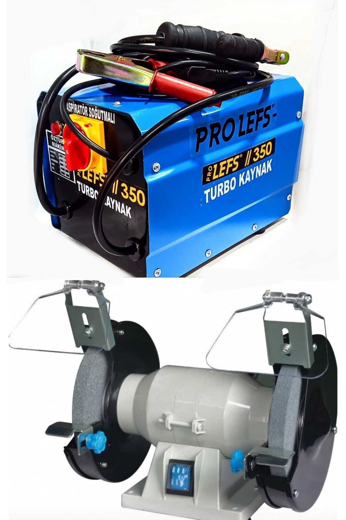 PRO LEFS 350 Kaynak Makinesi Ve Bileme Motoru Ikili Set
